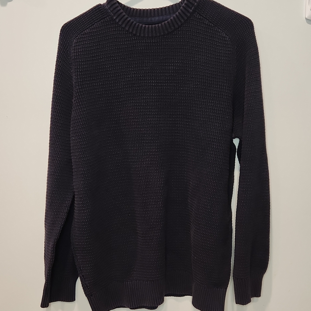 Men's Navy LL Bean Sweater 100%Cotton